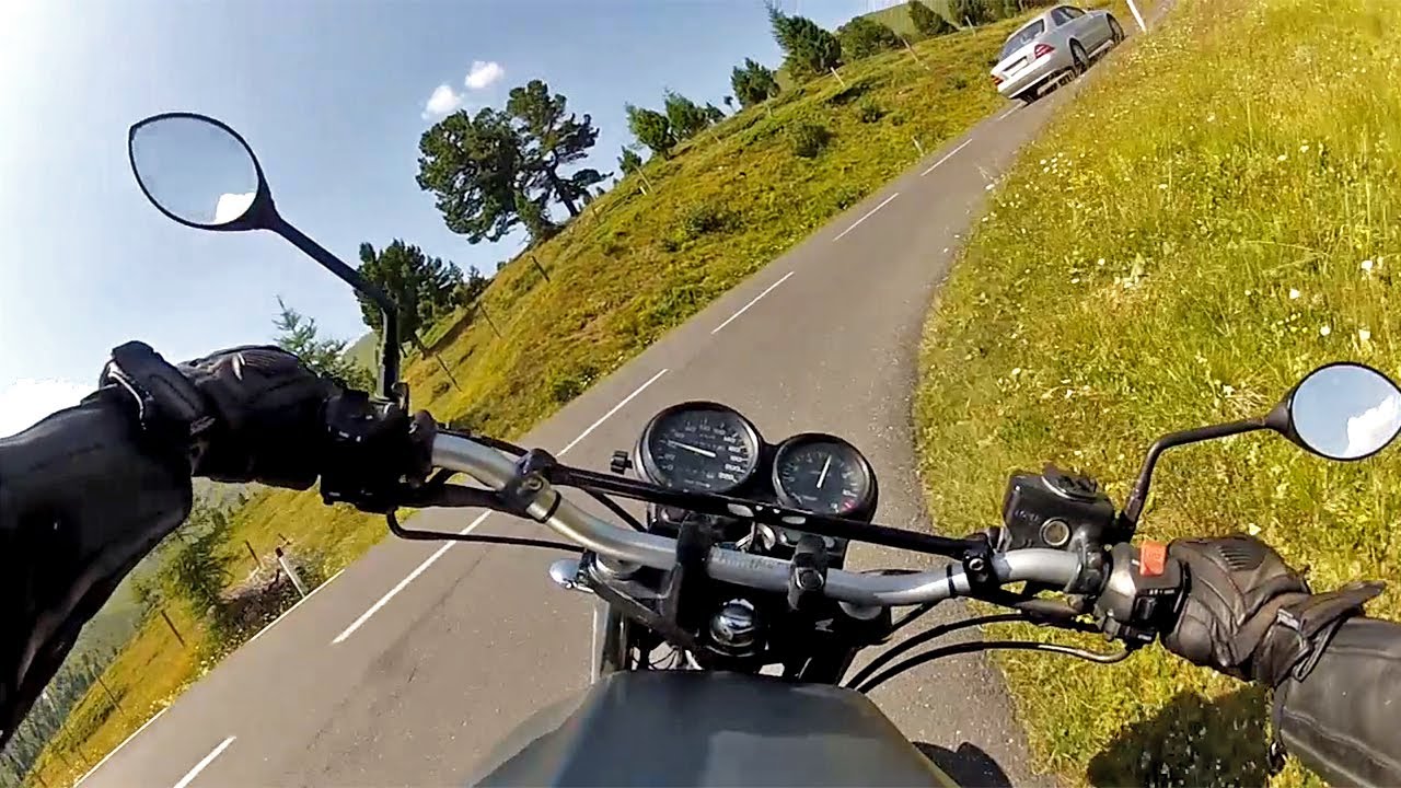 RAW onboard: riding AUSTRIA's FINEST roads - Nockalmstrasse, Nockalm Part 1 // Honda CB 500