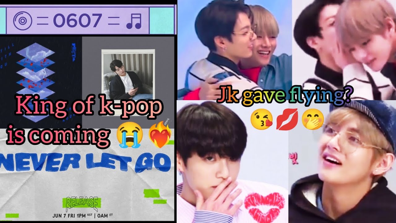jungkook's new single never let go is coming to bless us (taekook moments from run BTS epi 29,30,31)