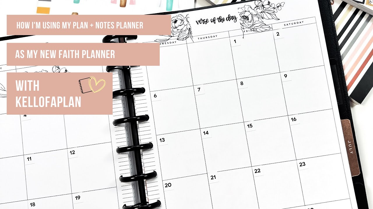 Как я использую Plan + Notes в качестве нового ежедневника для планирования духовных практик.