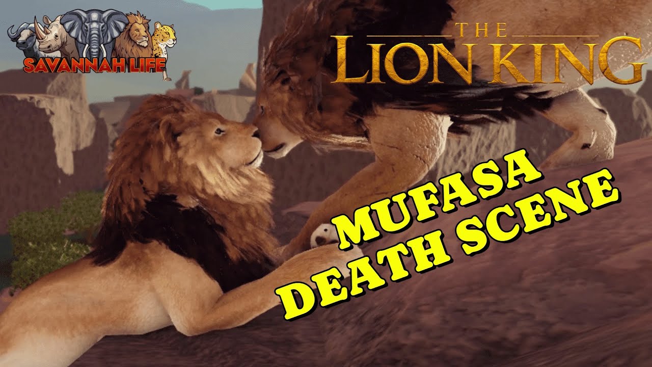 Mufasa Death Scene Lion King | Savannah Life Recreation | Roblox