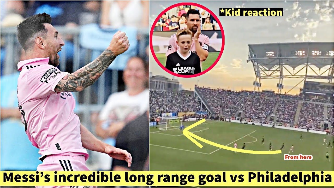 Reaction to Messi's incredible long range goal vs Philadelphia Union 😲🥶