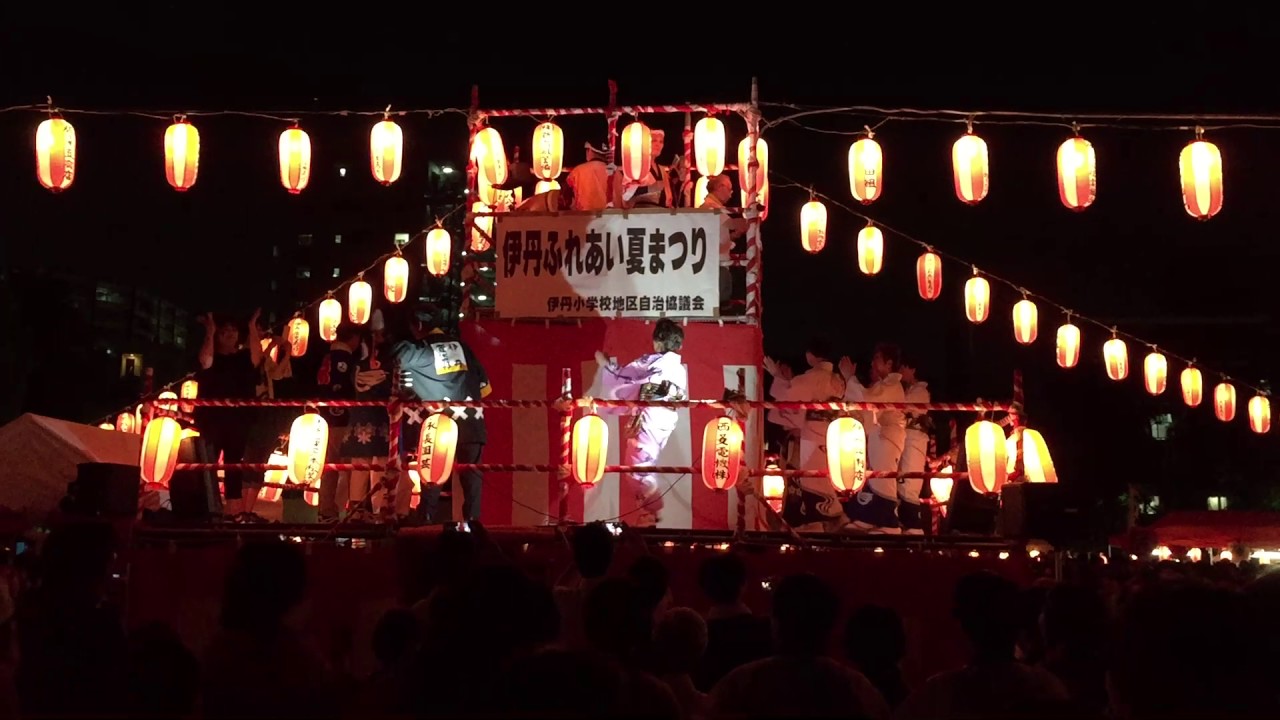 田中星児さん2016伊丹ふれあい夏まつり盆踊りビューティフルサンデーアンコール