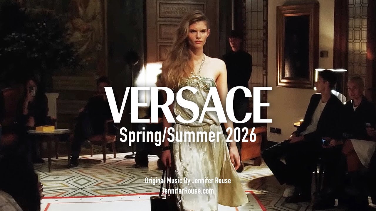 VERSACE Spring/Summer 2026 Runway Show | Milan Fashion Week | Original Music by Jennifer Rouse