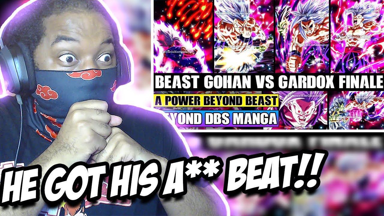 Beyond Dragon Ball Super God Of Destruction Gardox Vs Beast Gohan Finale! REACTION