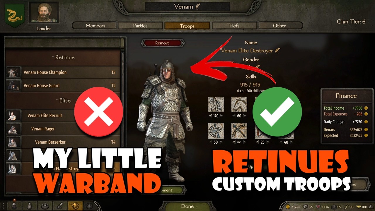 NEW CUSTOM TROOPS Mod  - Bannerlord!