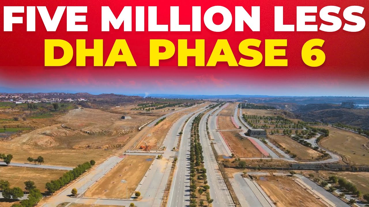 🚨POSSESSIONABLE, SOLID ON GROUND AVAILABLE PLOT IN DHA PHASE 6 ISLAMABAD | By Khazin Property Arena