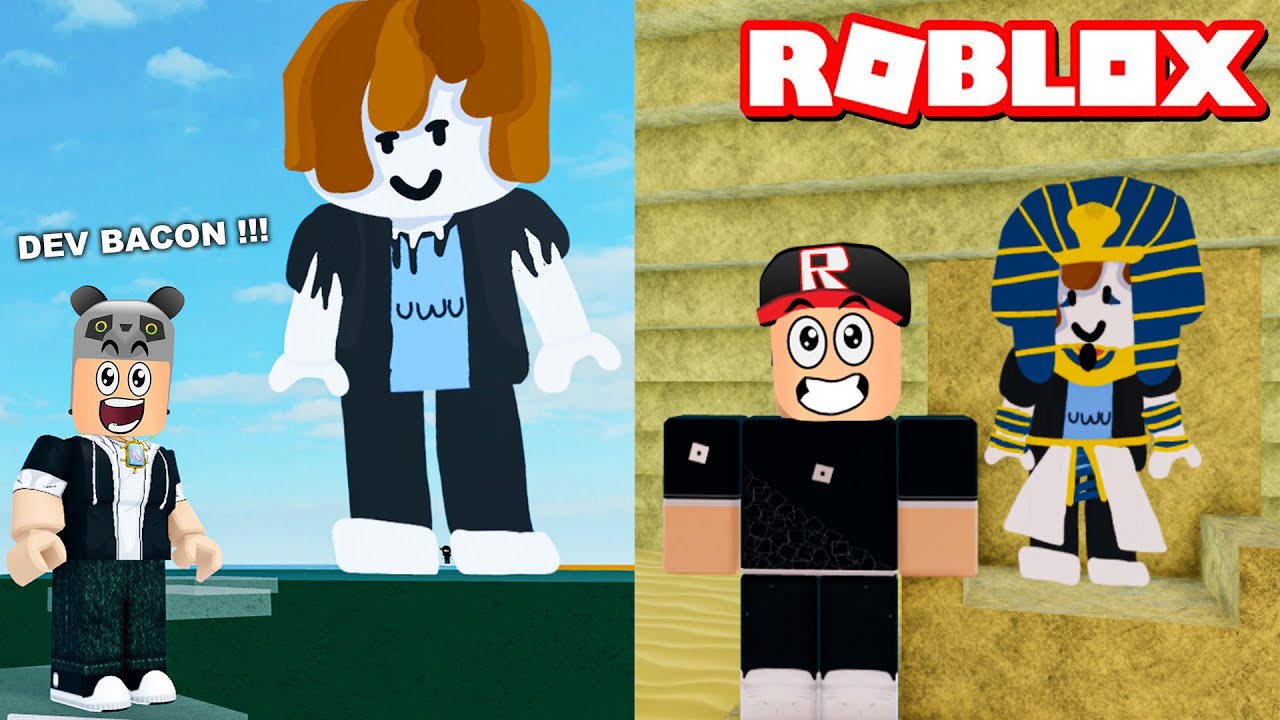 Kocaman Bacon Buldum!! Saklanan Bacon Adamları Bul - Panda ile Roblox Find The Bacons
