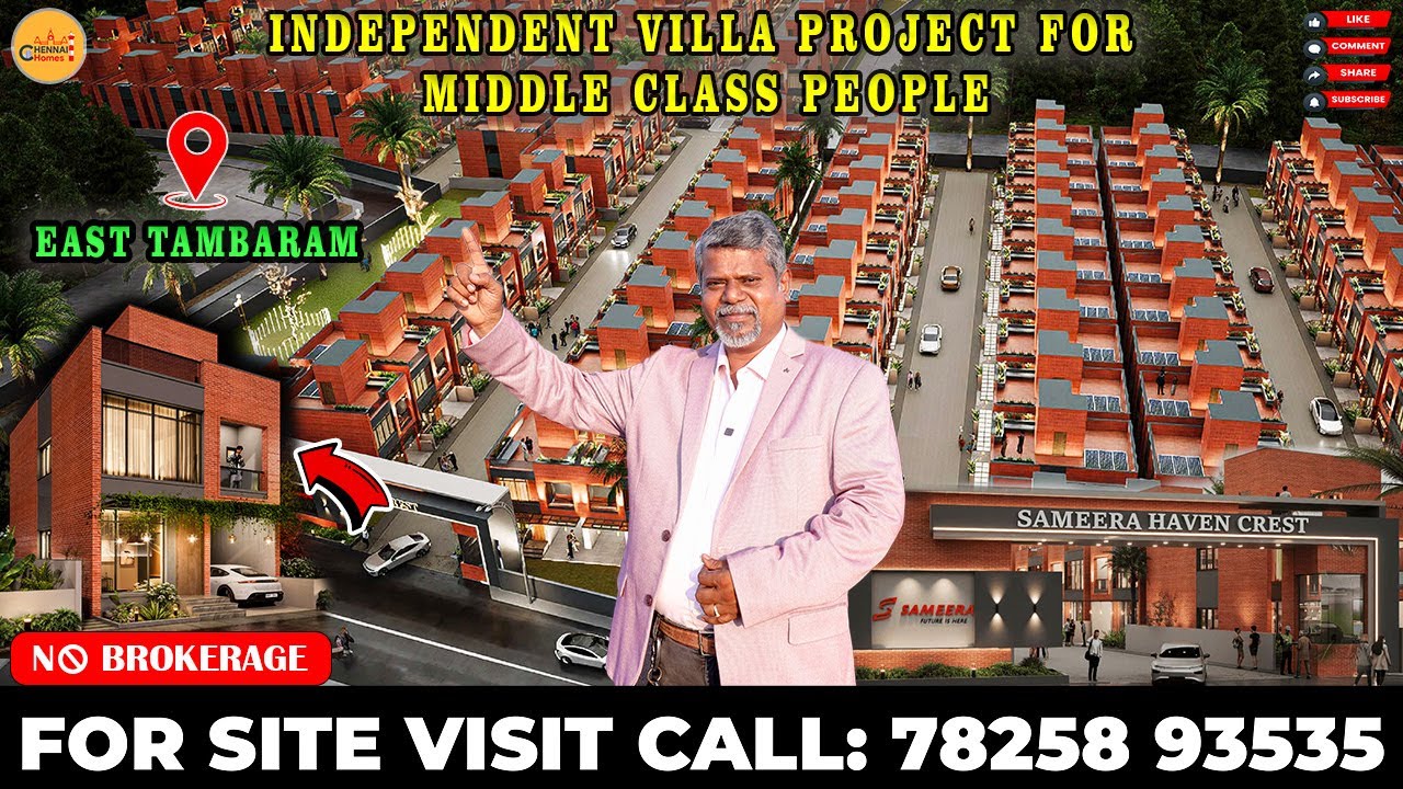 Sameera Haven Crest l 3BHK Villas at East Tambaram l Chennai Homes