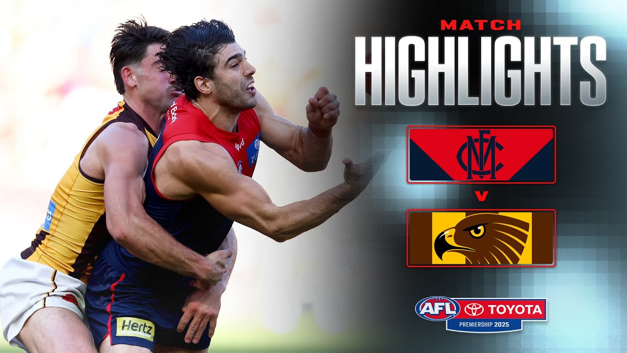 Melboune v Hawthorn Highlights | Round 9, 2025 | AFL