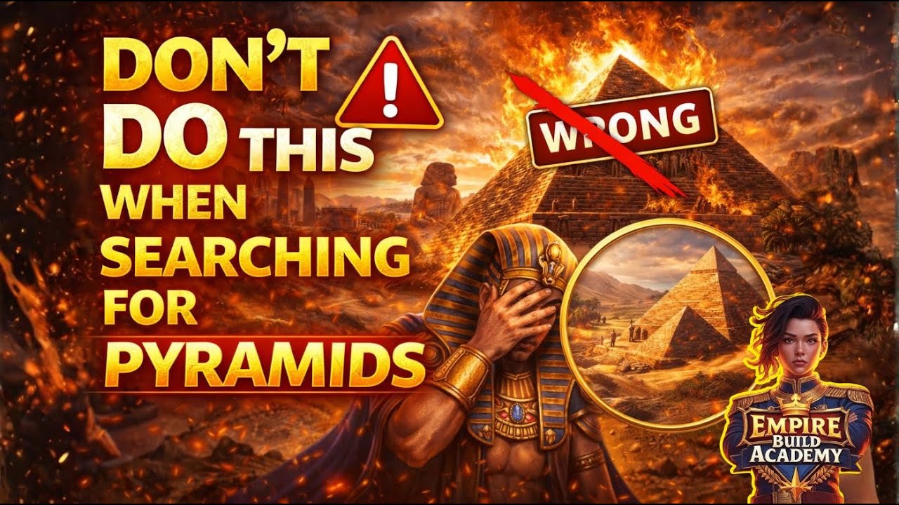 Search For Pyramids Easier in 2025 on Evony
