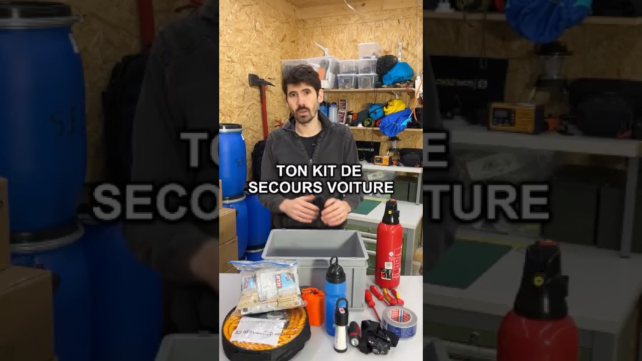 🚗 Kit de survie pour voiture : es-tu pr&ecirc;t en cas de p&eacute;pin ? #shorts