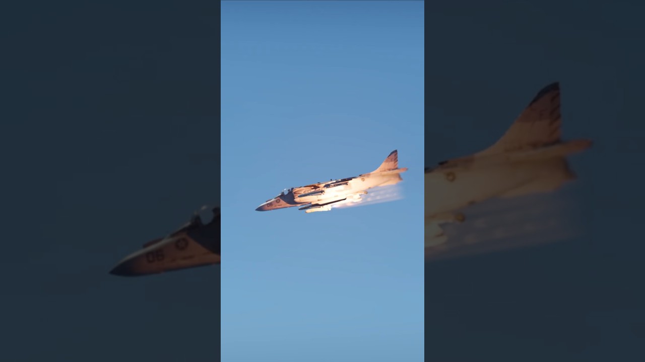 F-14 Tomcat launches missiles at warship at sea ✈️ #F14 #Jet #Missile #Ship #Hit #Combat #Sim #Navy