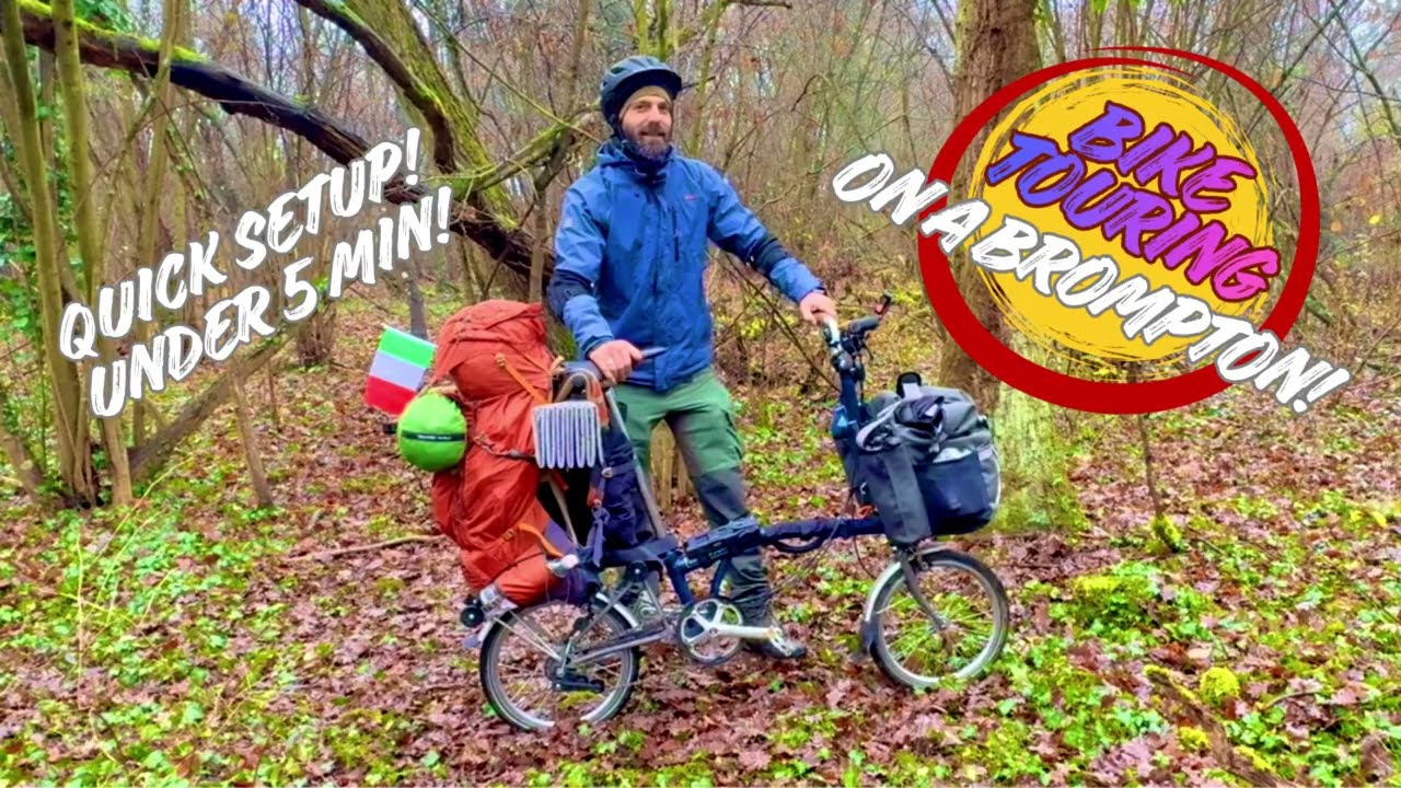 Brompton Tutorial: Setup da cicloturismo/Bike touring setup 🚲🎒