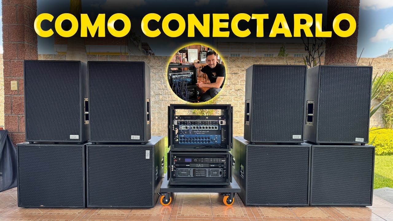 Como Conectar Un Equipo De Audio Profesional Pasivo A 3 Vías