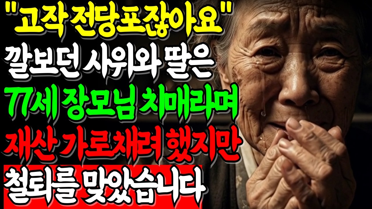 치매 할머니로 몰린 77세 전당포 주인, 250억 건물주 정체 드러나자 딸 충격 | 가족갈등 | 노후사연 | 감동사연 | 오디오북 | 막장사연