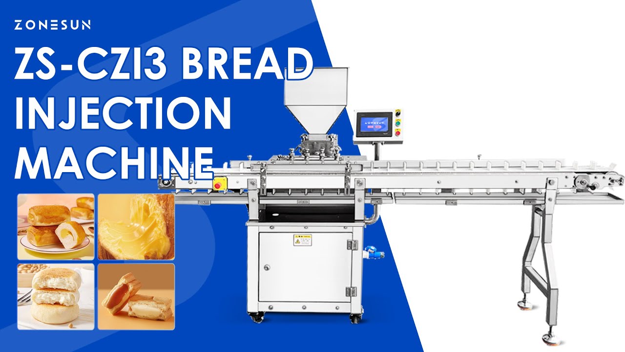 Zonesun ZS-CZI3 Bread Filling Machine Automatic Bread Injection Machine