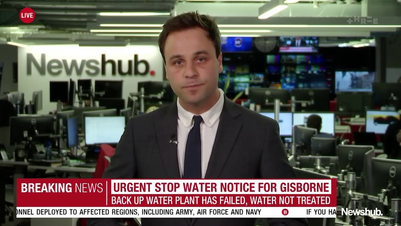 🔴 BREAKING: Gisborne has been issued an immediate stop water notice | Newshub