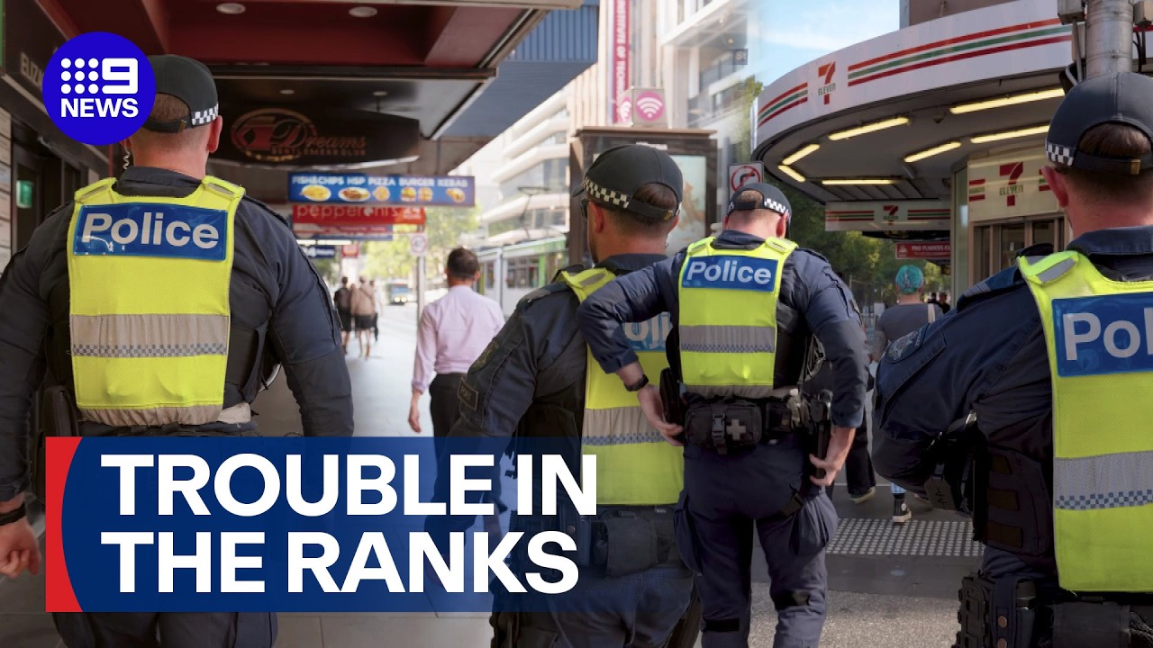 Survey of thousands of police officers has revealed how demoralised they are | 9 News Australia