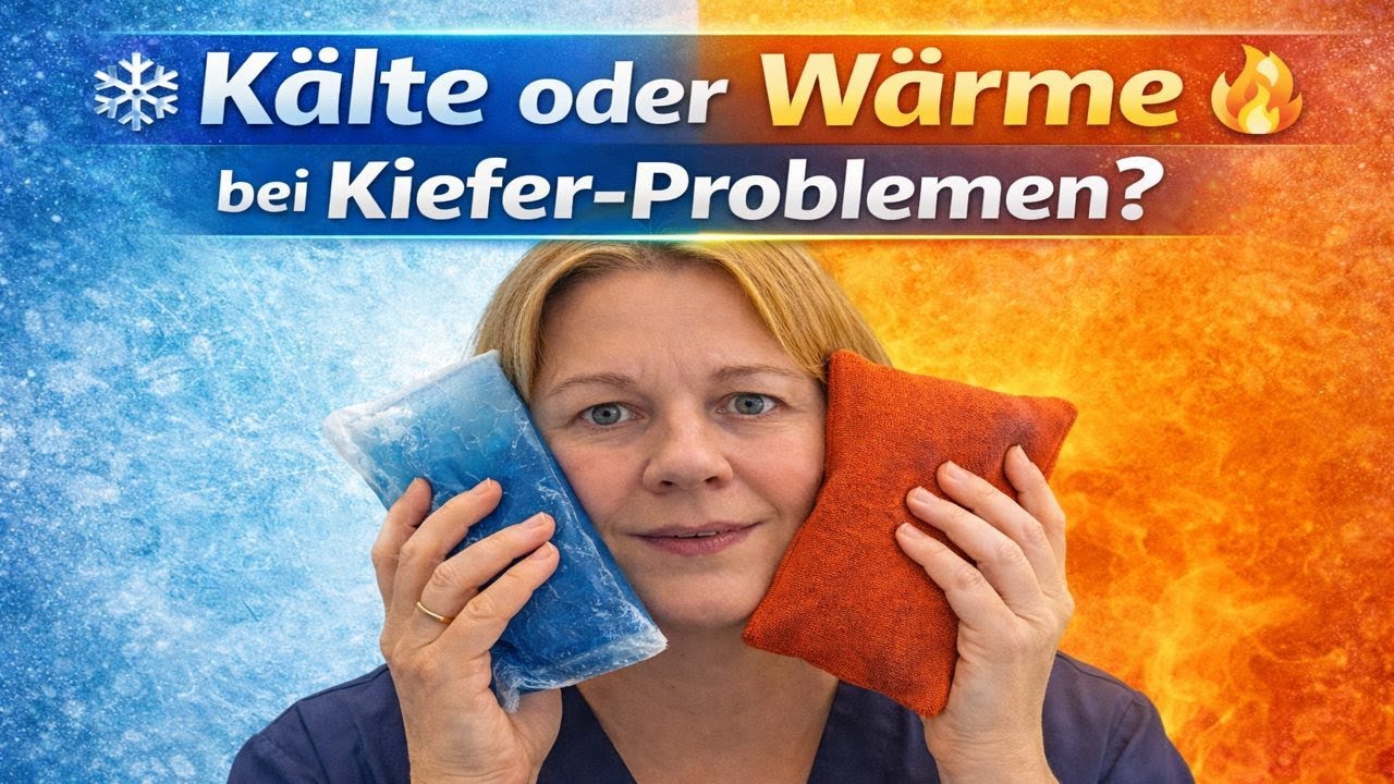 Kälte oder Wärme bei Kiefergelenksbeschwerden? ❄️🔥