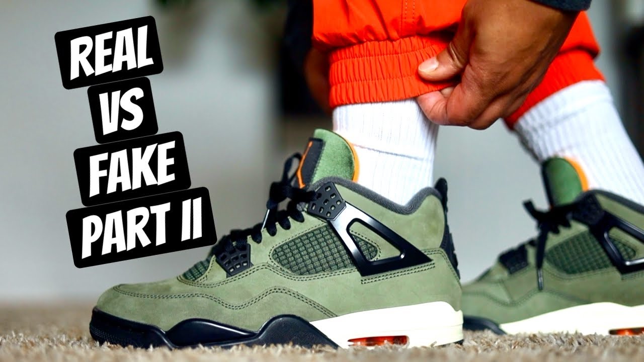 Air Jordan 4 Undefeated Real Vs Fake Part II