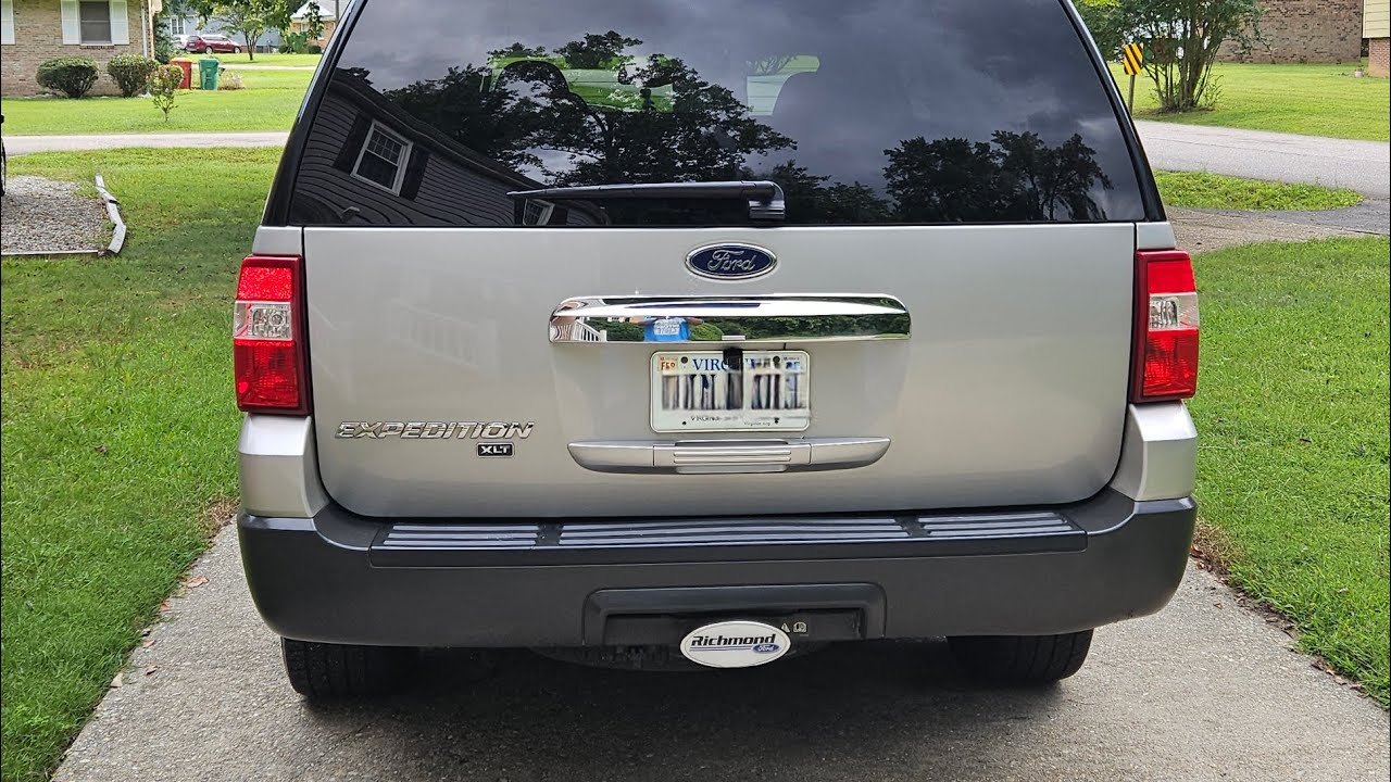 Ford Expedition Chrome Hatch Trunk Liftgate Cover