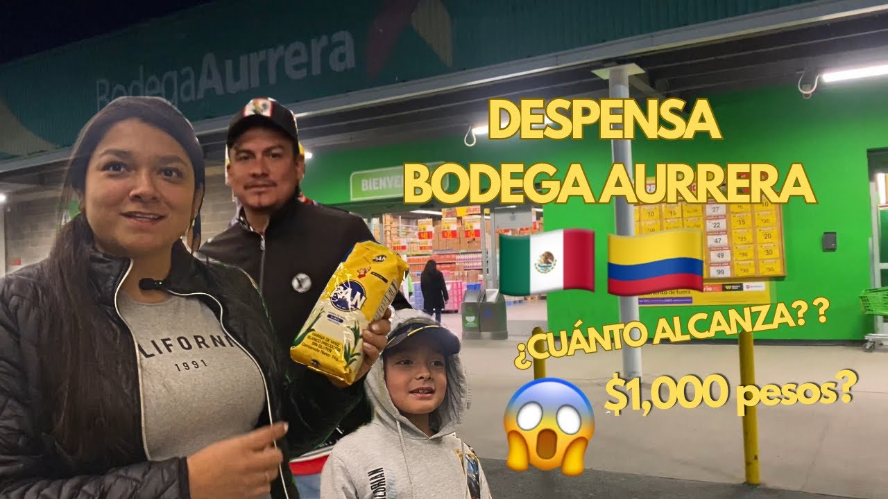 🛒 Así compramos la despensa en México 🇲🇽🇨🇴| Bodega Aurrera