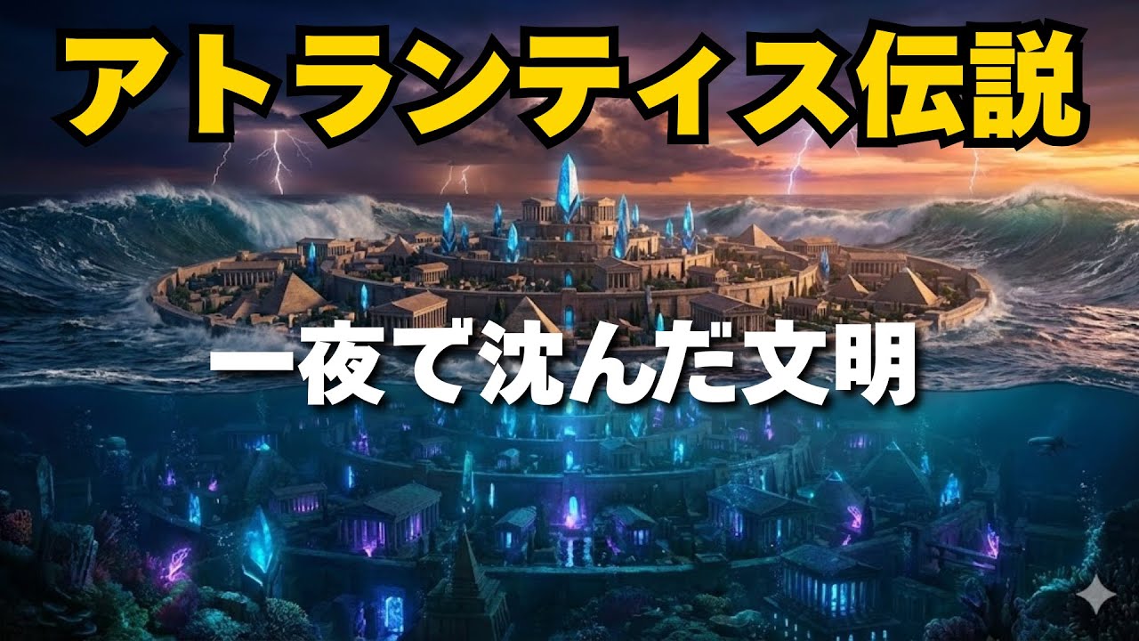 アトランティス伝説 - 失われた文明は実在したのか【世界ふしぎFile】