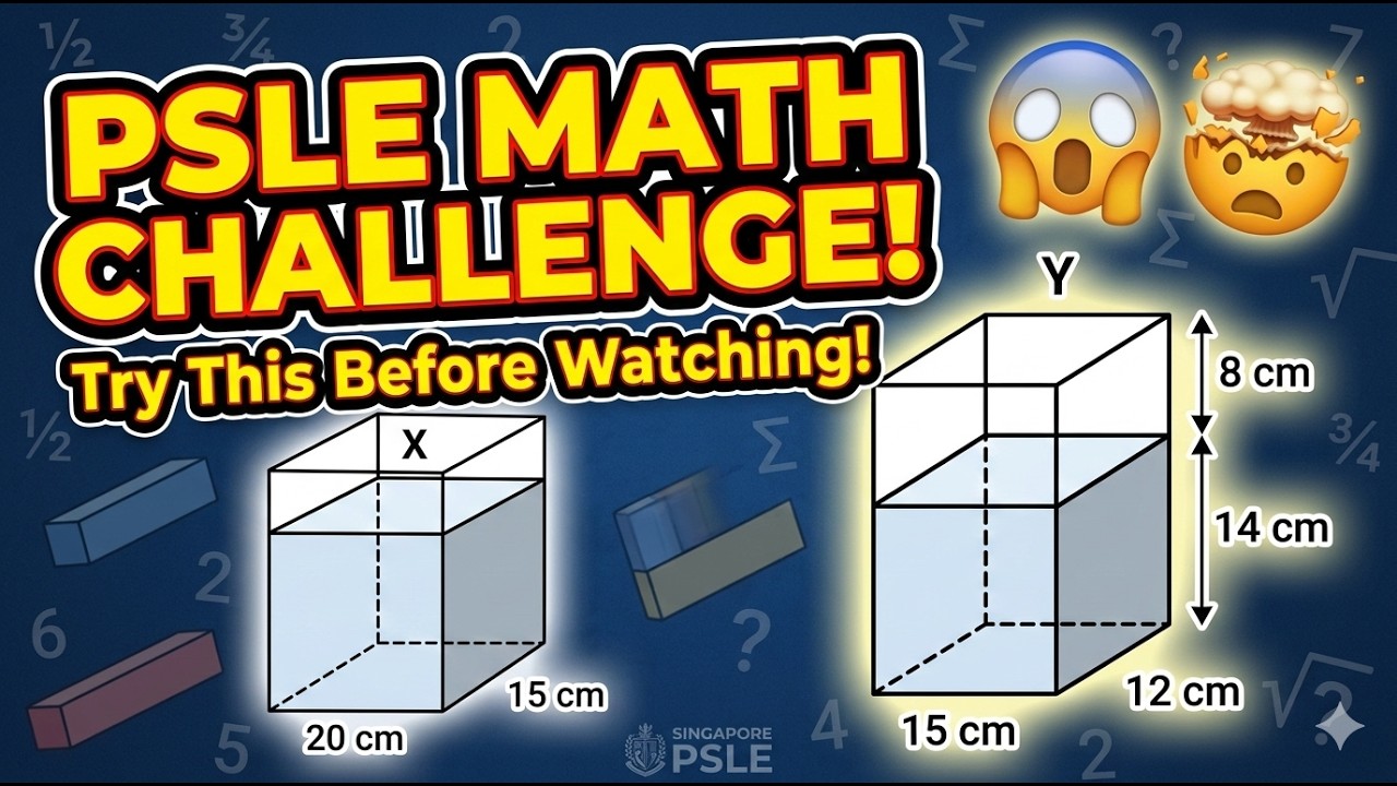 Desmond Lee Challenged MPs With This PSLE Math Question… Can You Solve It?