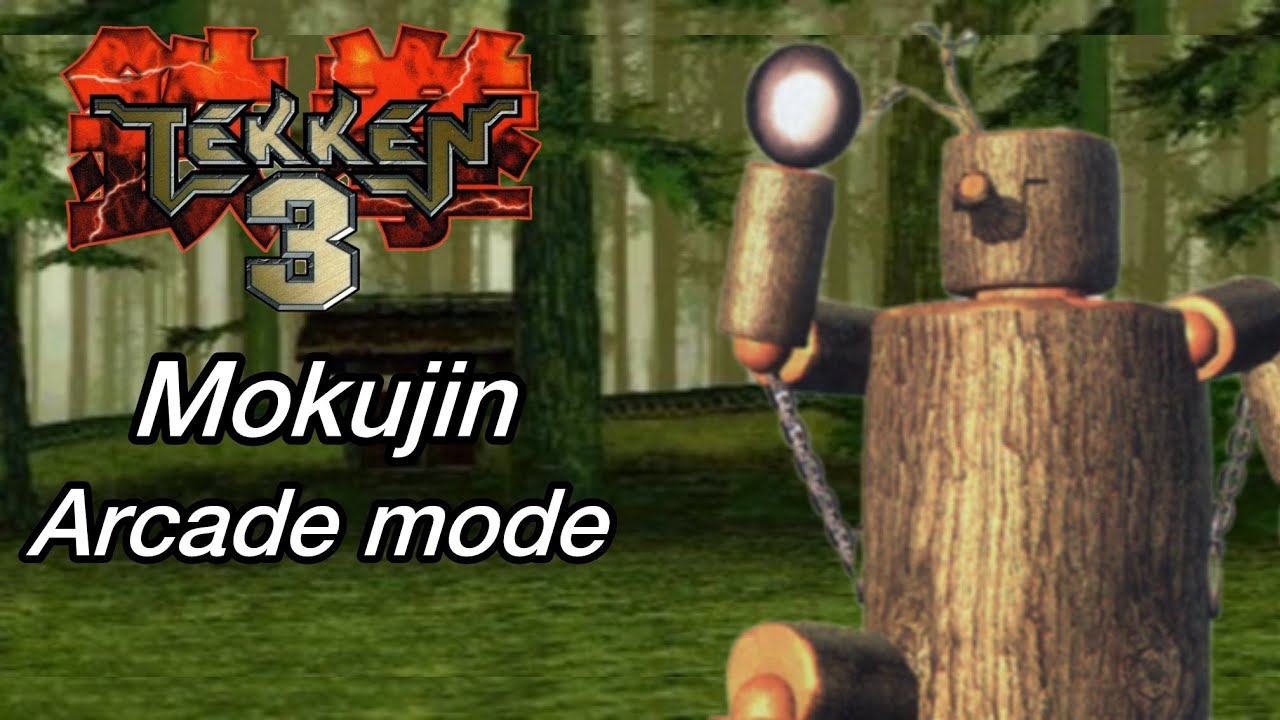 TEKKEN 3 Arcade mode with mokujin 