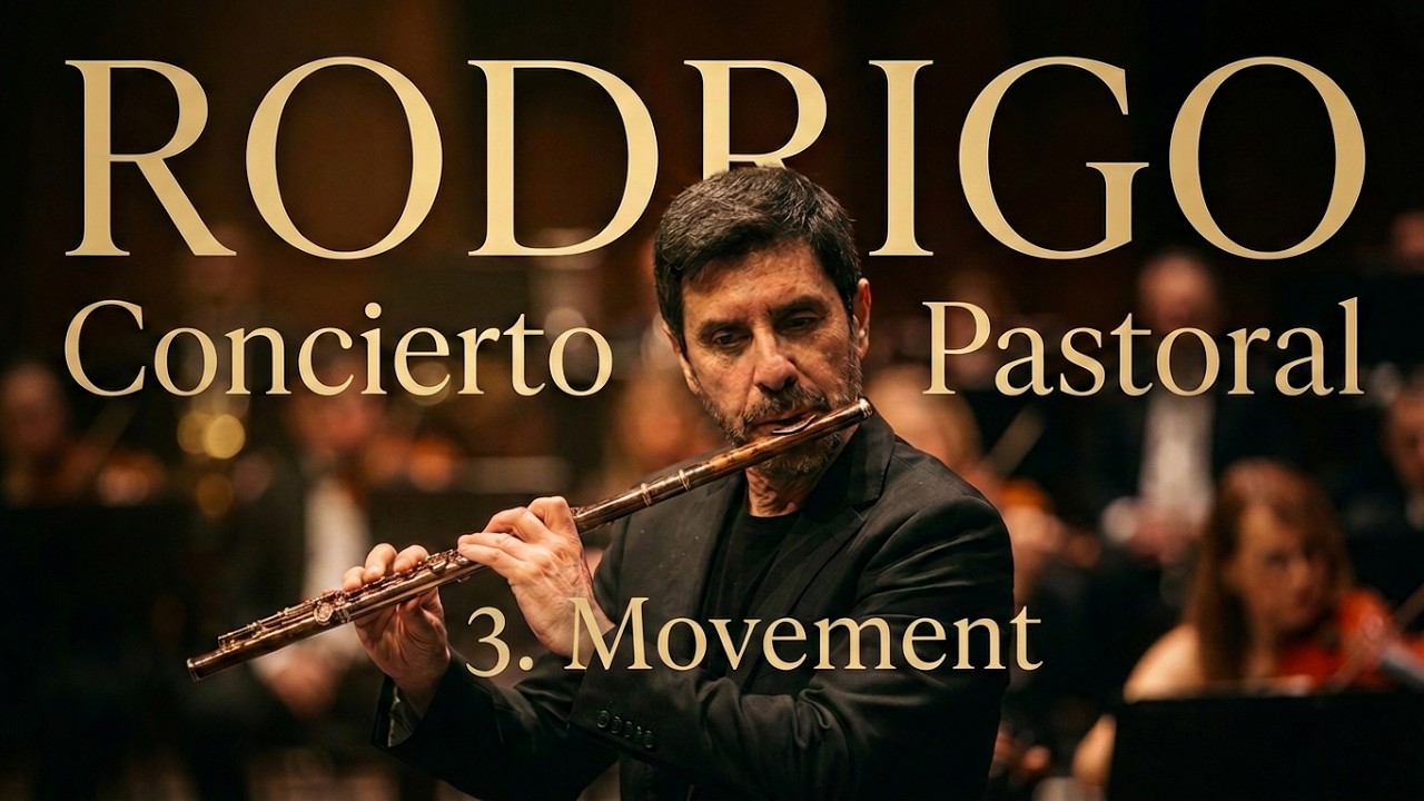 Joaquín Rodrigo Concierto Pastoral for Flute and Orchestra 3. movement