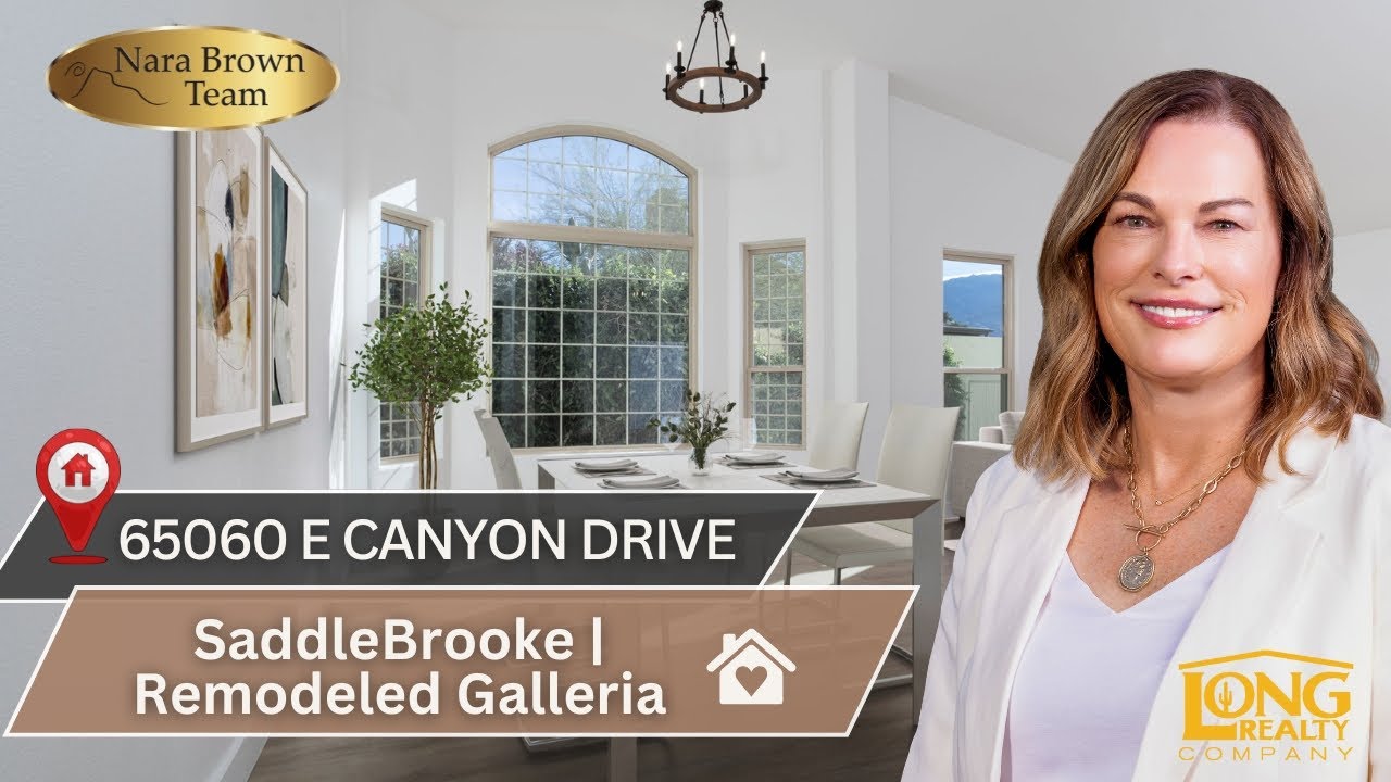 Saddlebrooke Remodeled Galleria Home Tour | 65060 E Canyon Drive AZ | Nara Brown Team