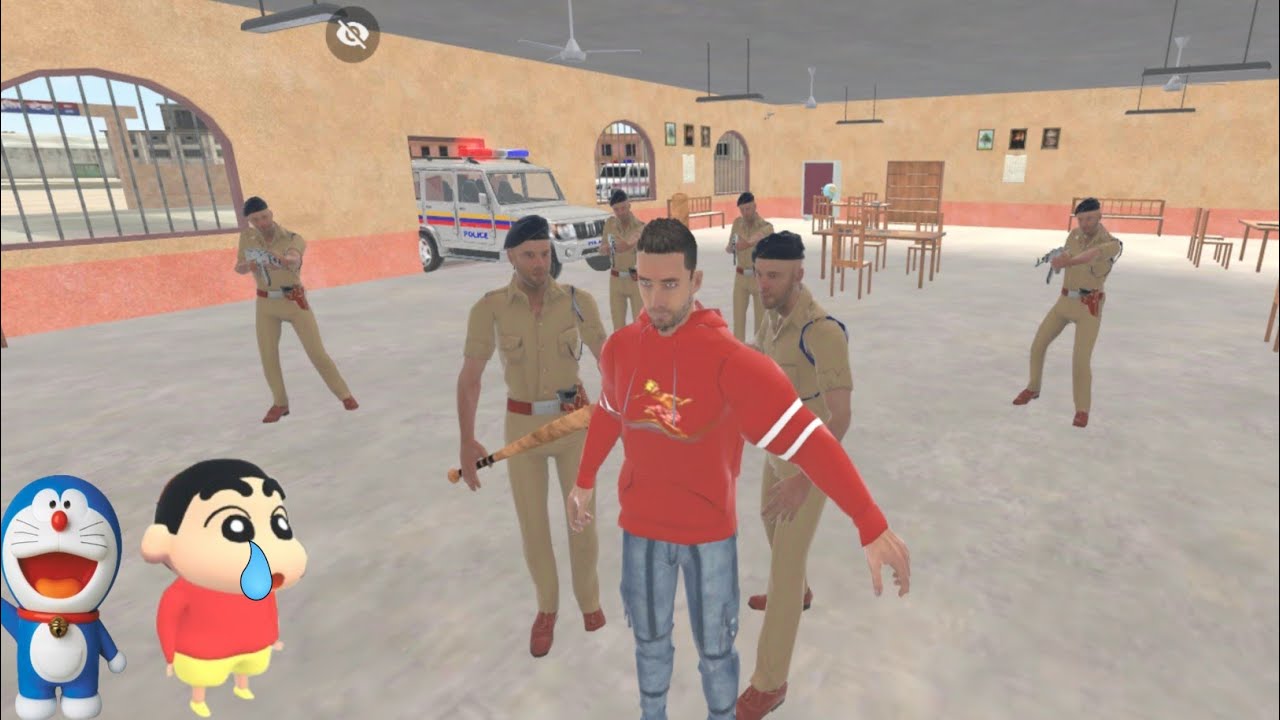 👮Man In Franklin Car Accident Now In Jail - Android Gameplay 🇮🇳Indian Theft Auto Simulator Game 