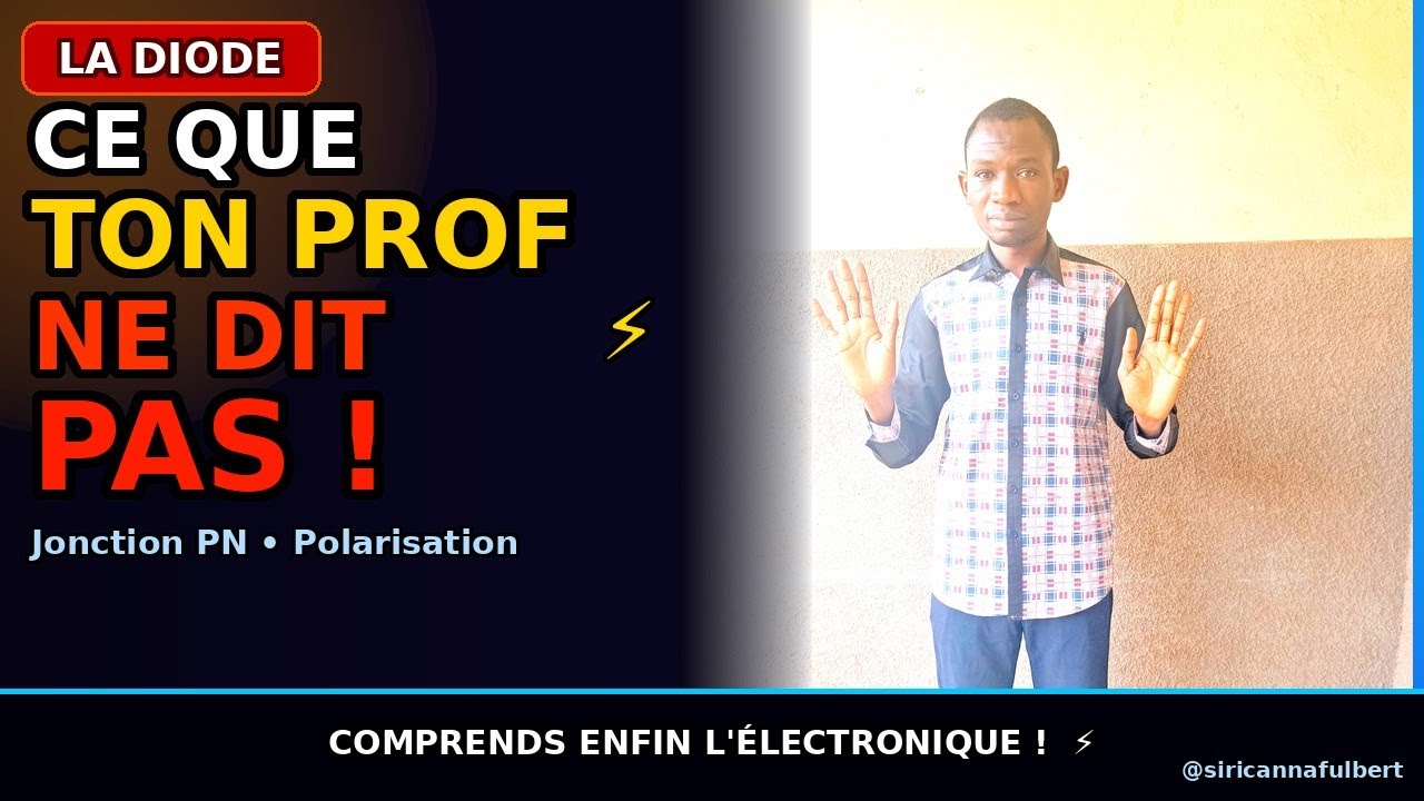 Diode : Jonction PN et Polarisation expliquées simplement (Cours + Applications)