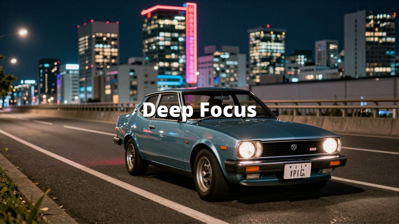Tokyo Midnight Cruising | 🏙️ Tokyo City Pop Music for Deep Focus & Coding | 28 Min
