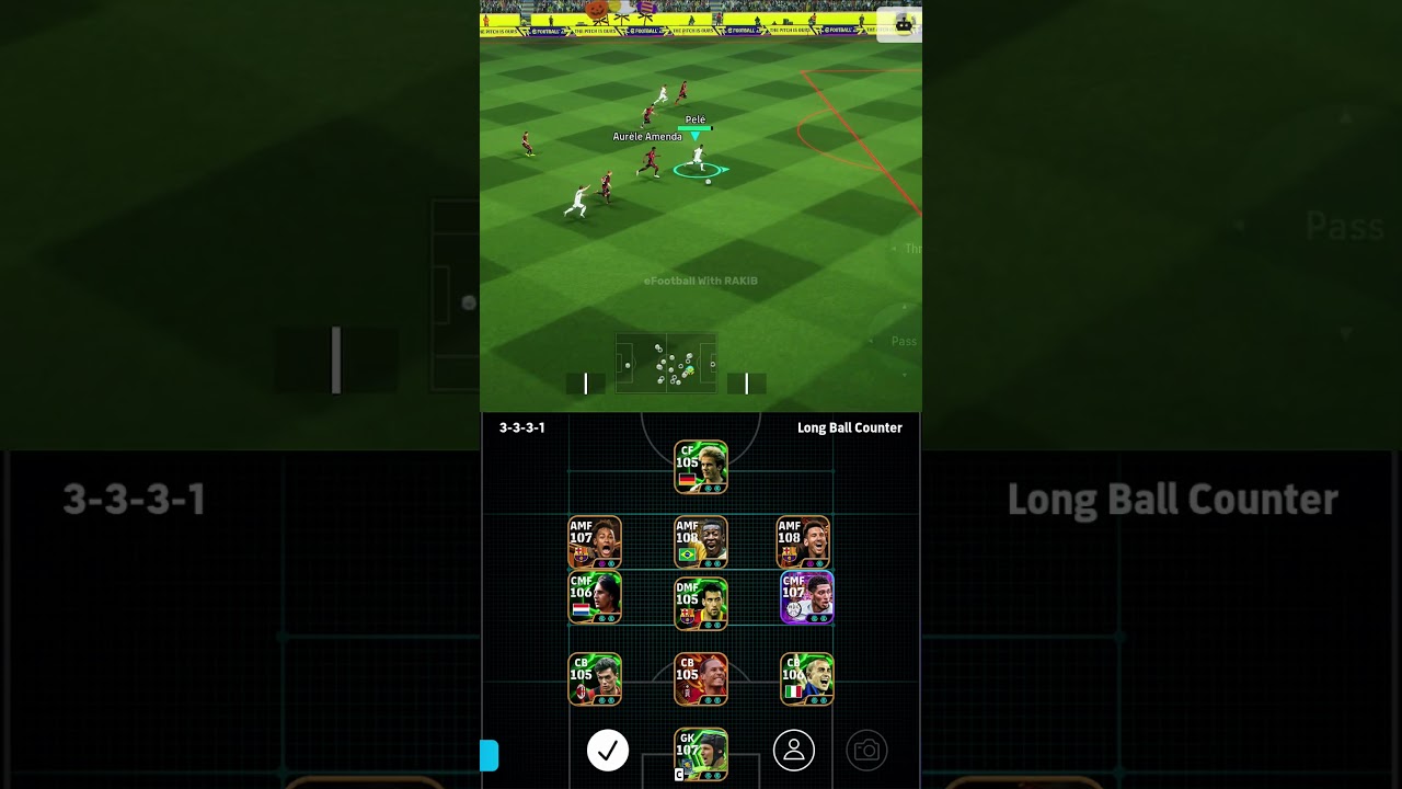 eFootball best chip shot control goal in efootball 2026 mobile 😍🥶😱|| #trendingshorts#newformation