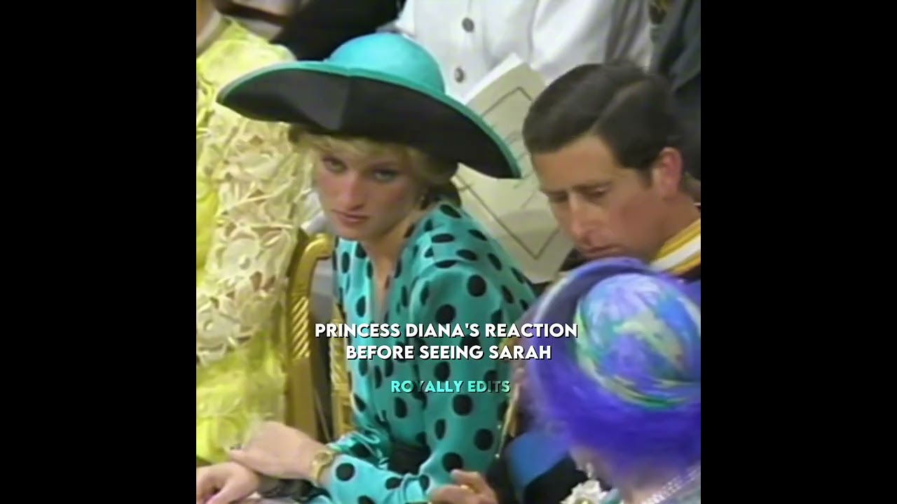 Princess Dianas Reaction Before & After Seeing Sarah Ferguson is wholesome #ladydiana #duchessofyork