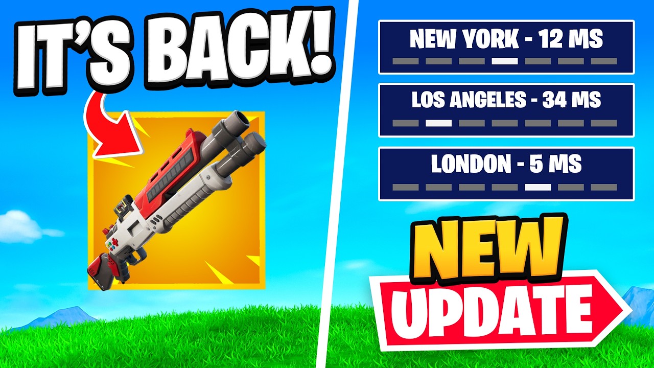 Fortnite добавили новые серверы? | Последнее обновление перед Global-финалом