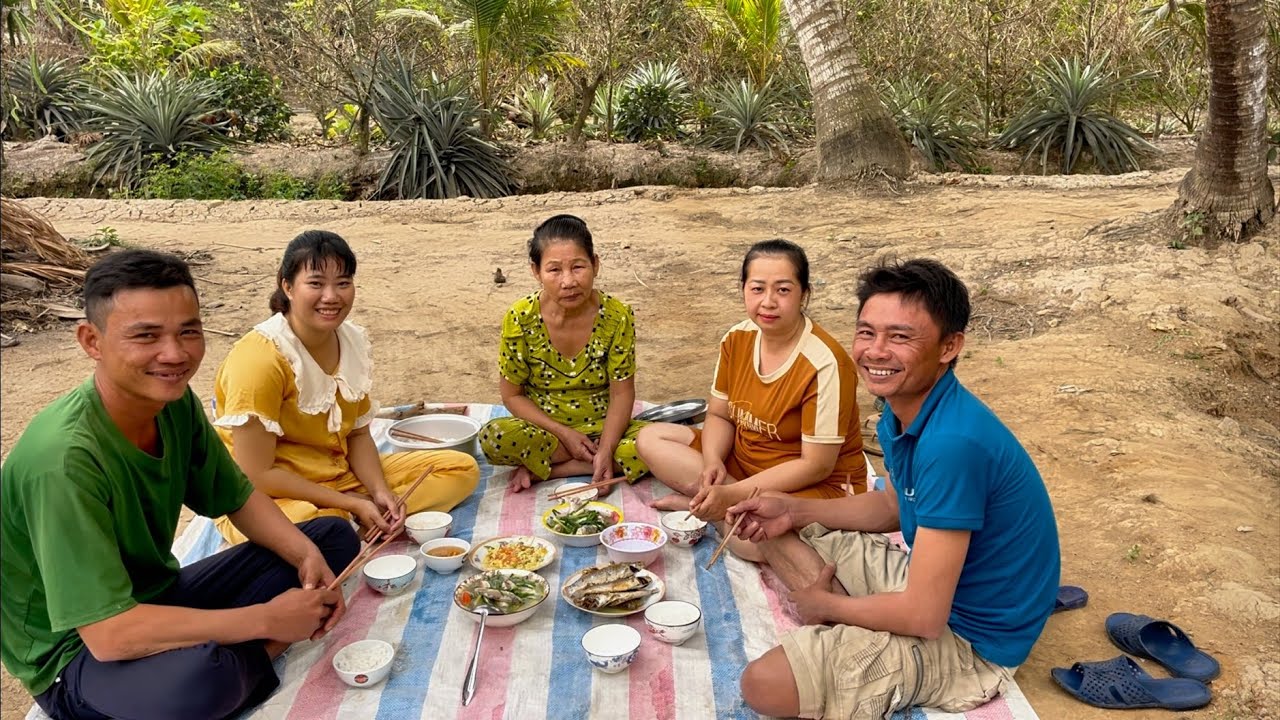 Bữa Nay Dính Nhiều Loại Cá / Cá Dảnh Kho Lạt Cá Đối Chiên Bữa Cơm Dân Dã Miền Tây / GĐUQ,13