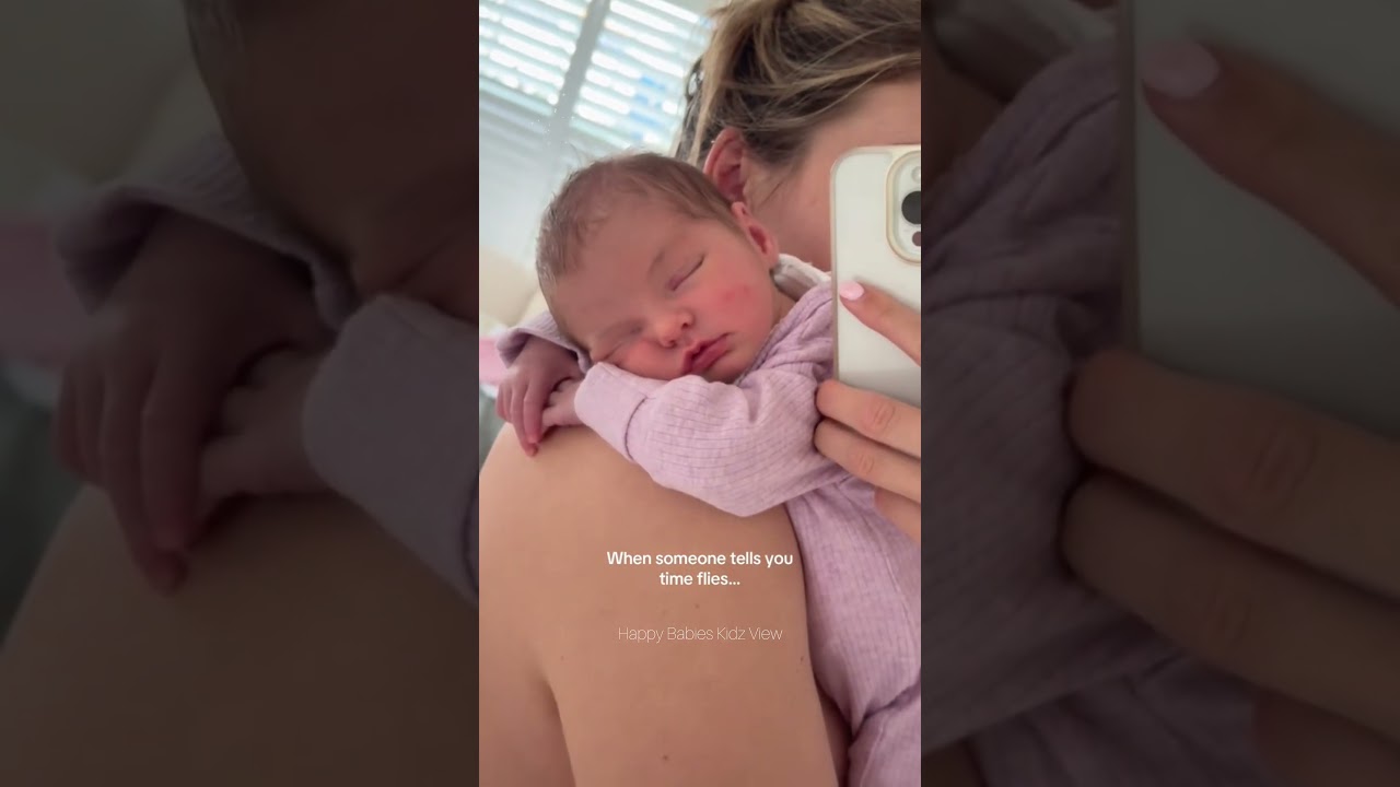 Тихий момент с новорожденным 🤩 Счастливые малыши от Kidz View 💕 #happybabieskidzview