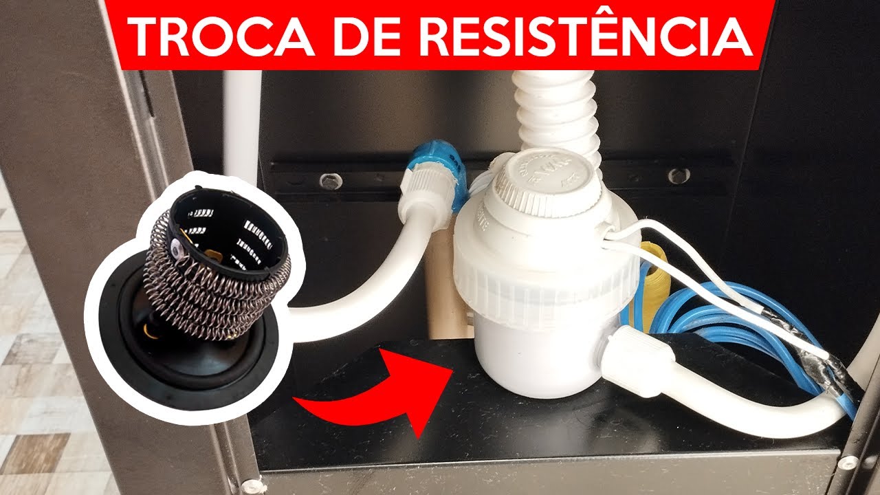 Como trocar a resistência do aquecedor comum de lavatório