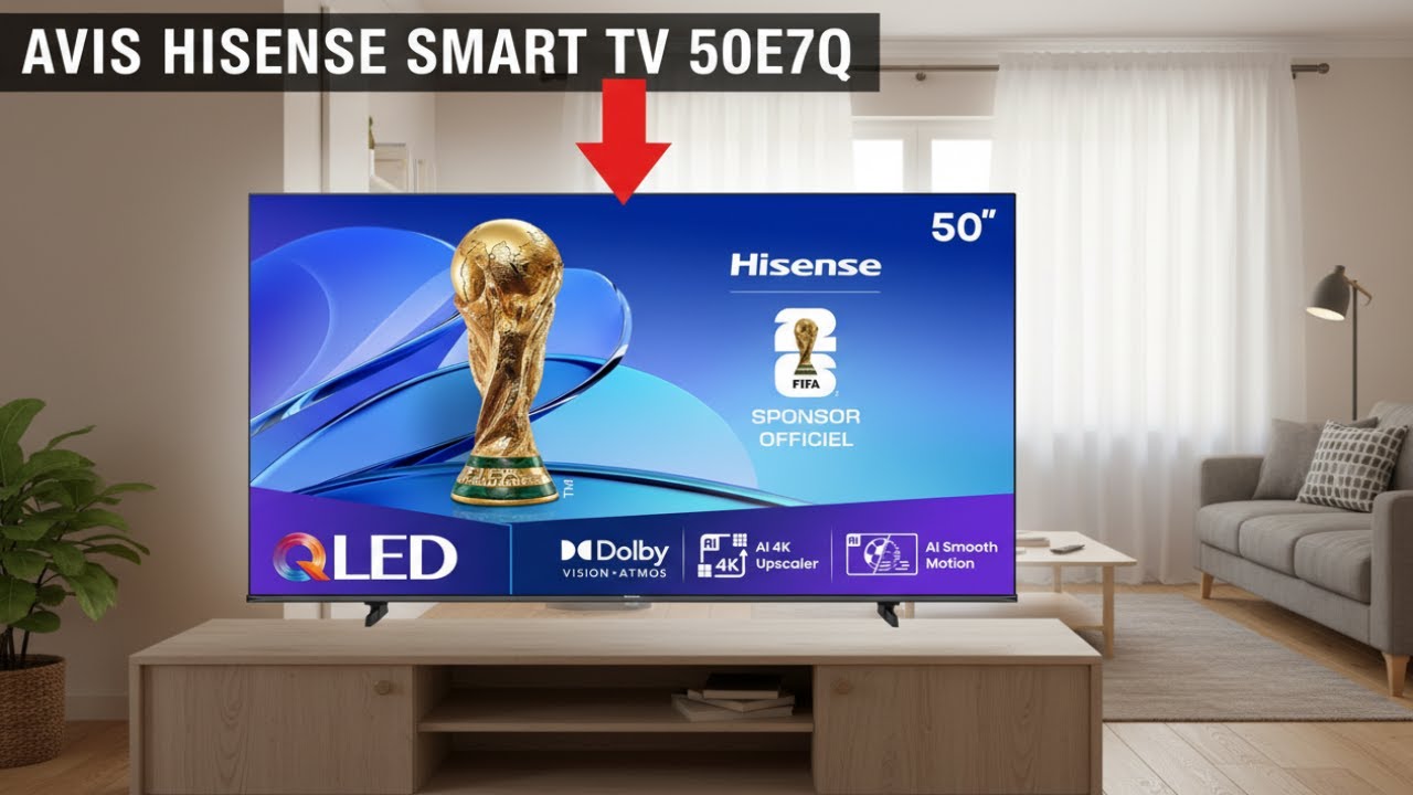 🇫🇷 MON AVIS TV QLED HISENSE SMART TV 50E7Q