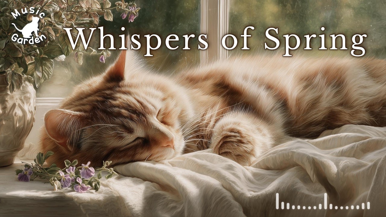 Relaxing Piano BGM 🎹 Whispers of Spring | Gentle Early Spring Sunshine | Study & Calm Mood 🐱