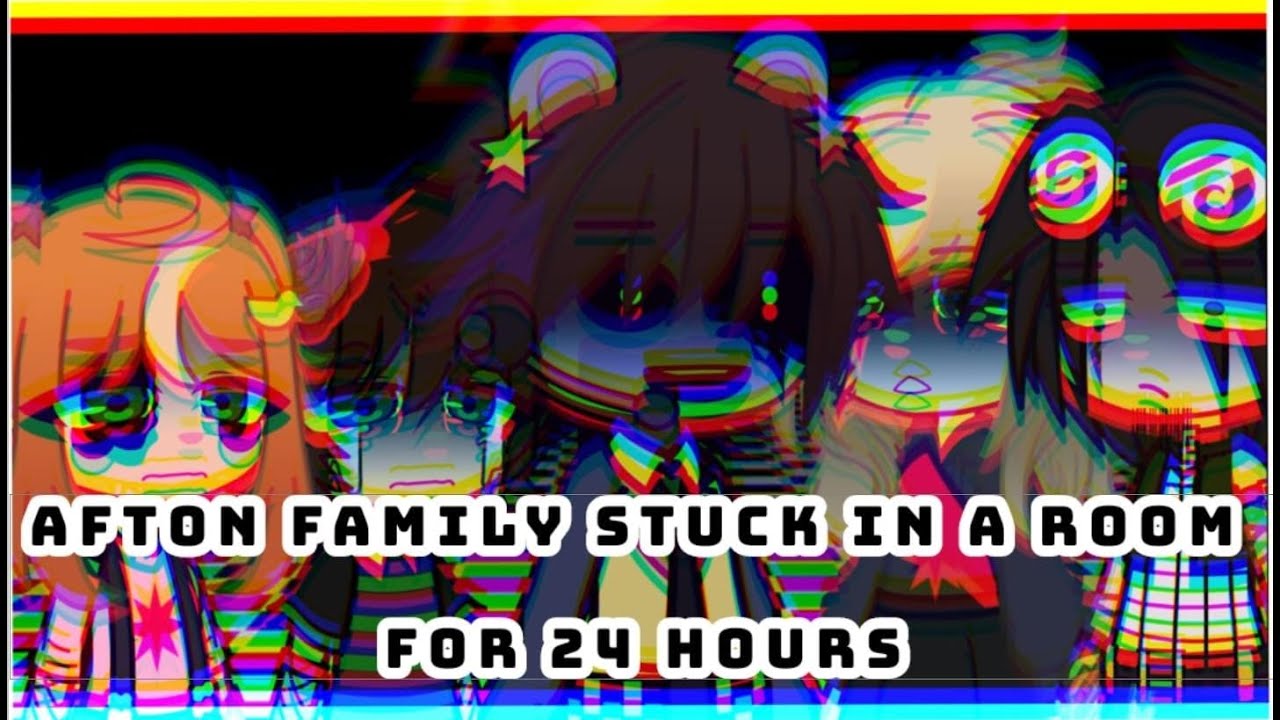 Afton family stuck in a room for 24 hours/ Afton family reunion//novaah. //Gacha club // FNAF