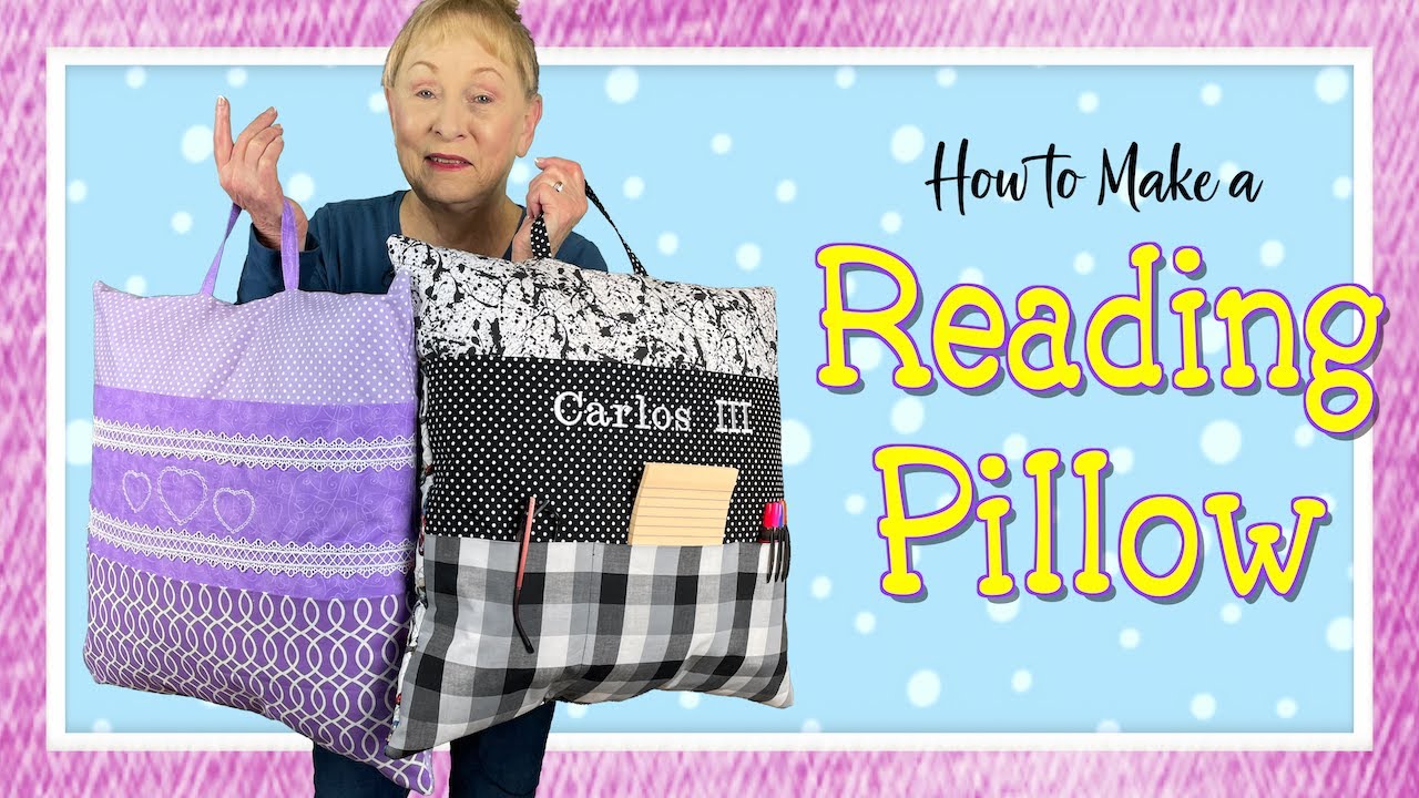 How to Make A Reading Pillow | The Sewing Room Channel