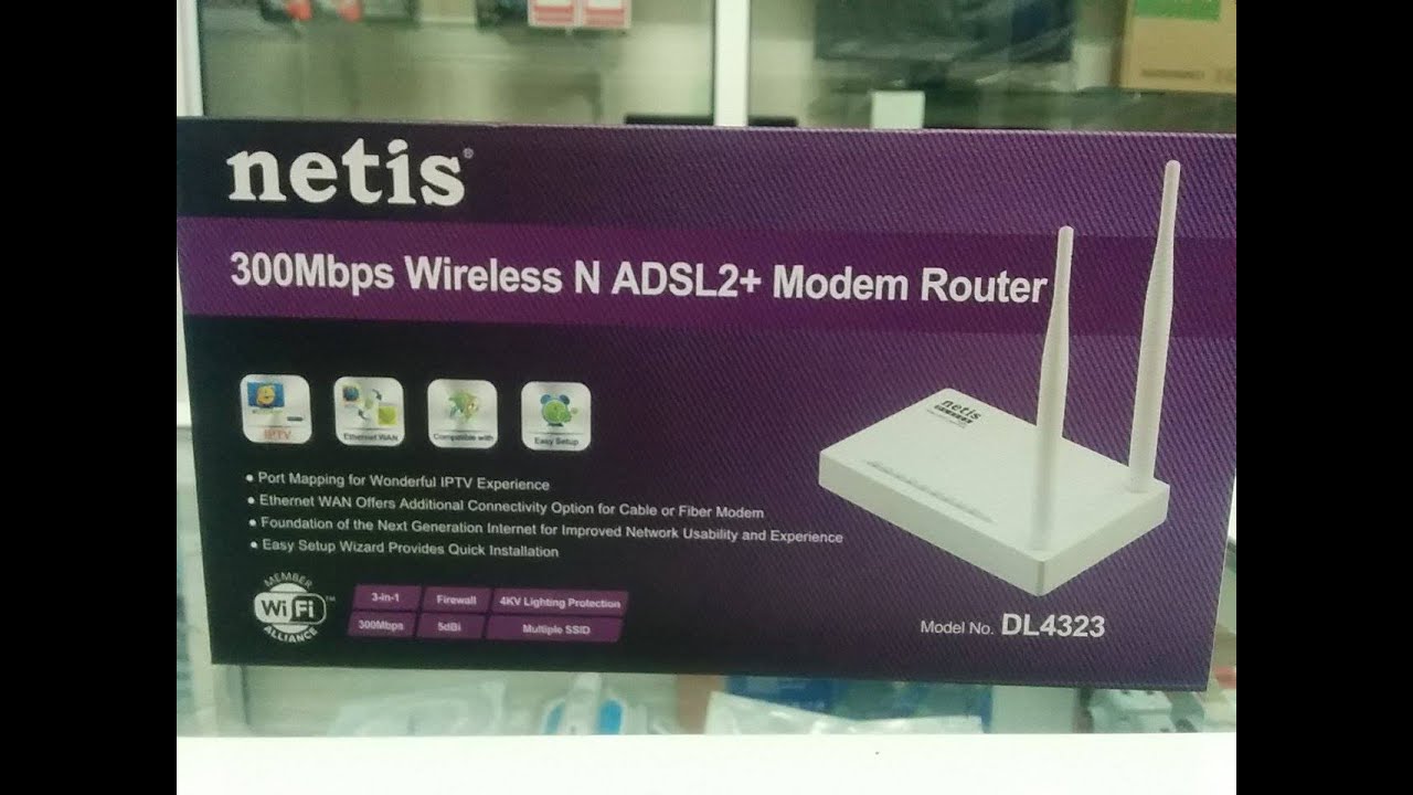 Configuration du routeur WIFI_Point d’accès netis 4323