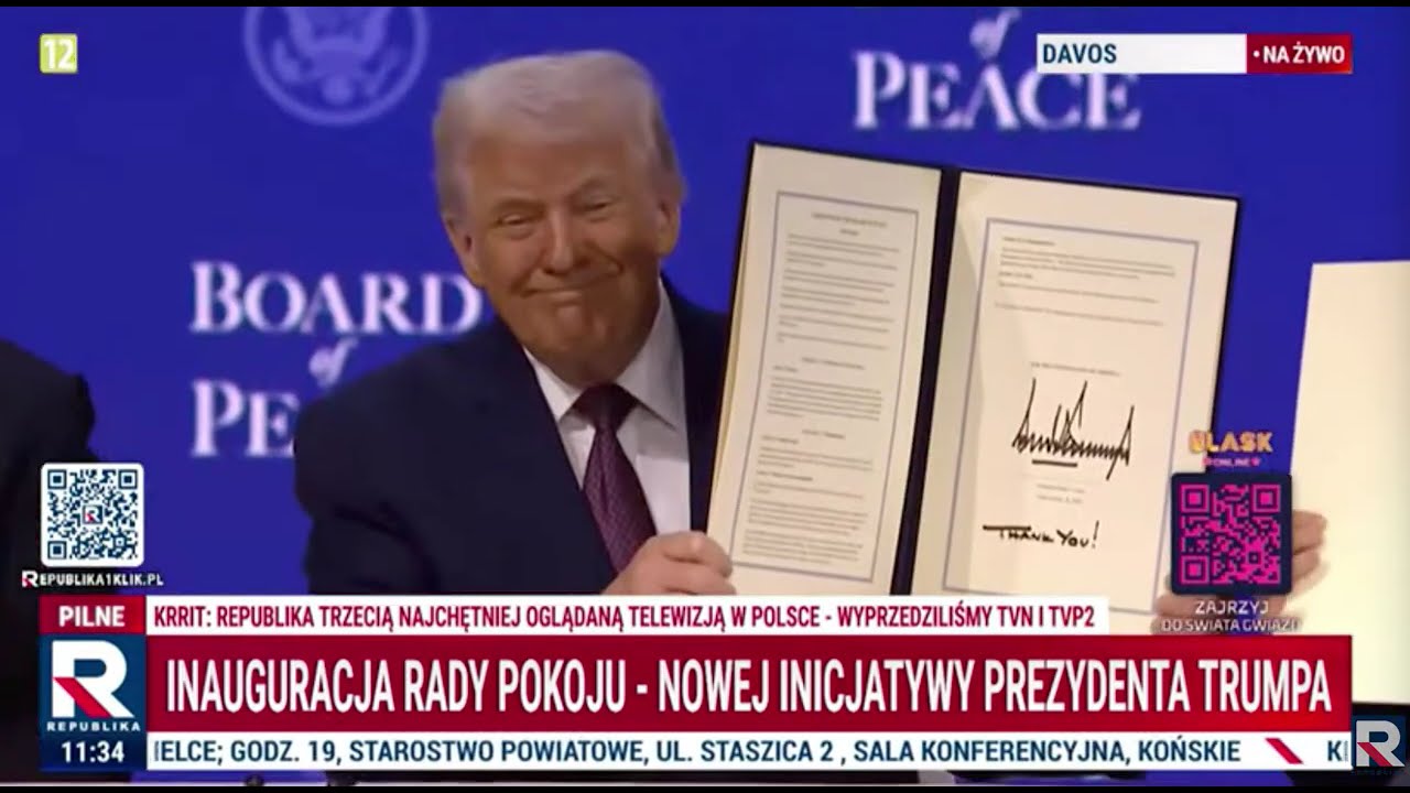 Trump: chcę podziękować Prezydentowi Karolowi Nawrockiemu - jesteśmy z niego dumni!