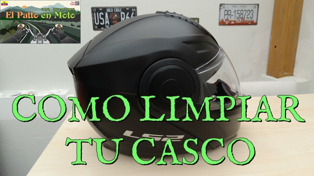 COMO LAVAR TU CASCO LS2 || COMO DESARMAR EL INTERIRO DEL CASCO || LS2 SCOPE