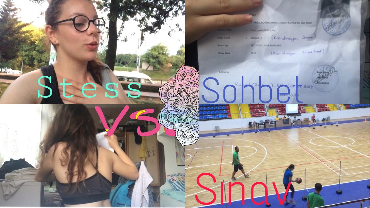 SPOR LİSESİ YETENEK SINAVI || VLOG ⛹🏼‍♀️
