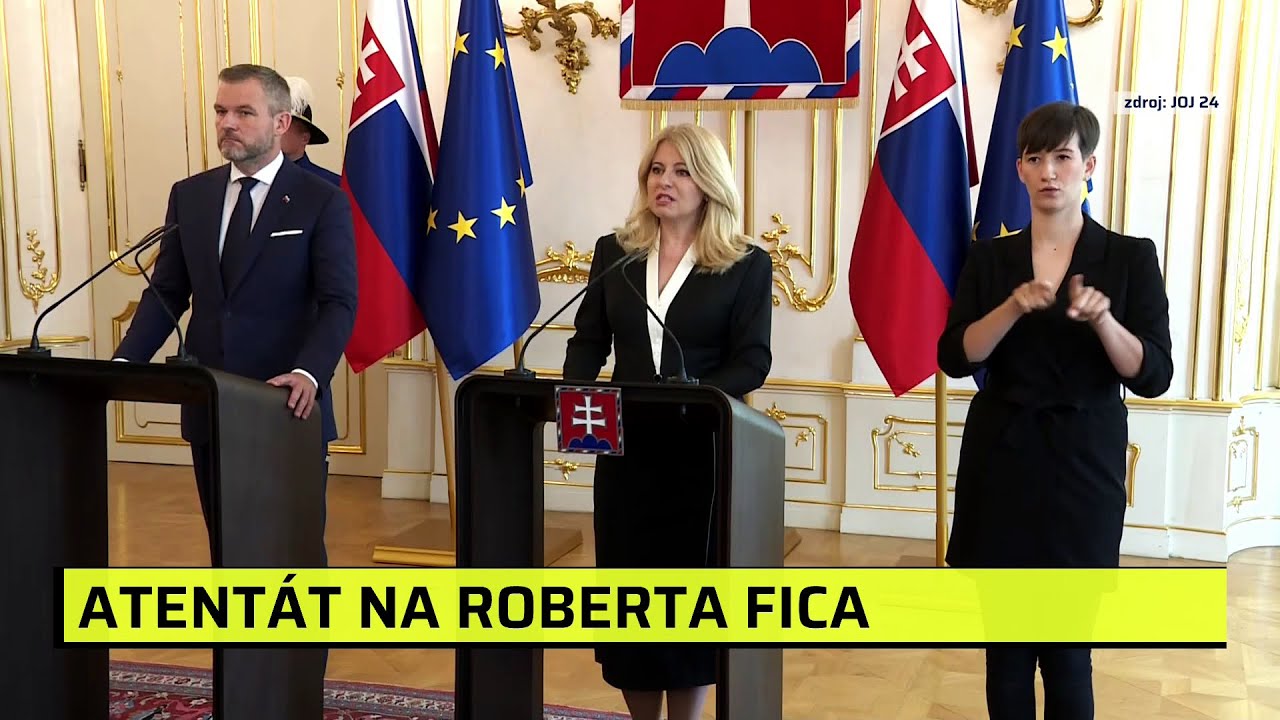 &Uacute;tok na Fica je &uacute;tokem na demokracii, shodli se Čaputov&aacute; a Pellegrini. Střelci hroz&iacute; doživot&iacute;