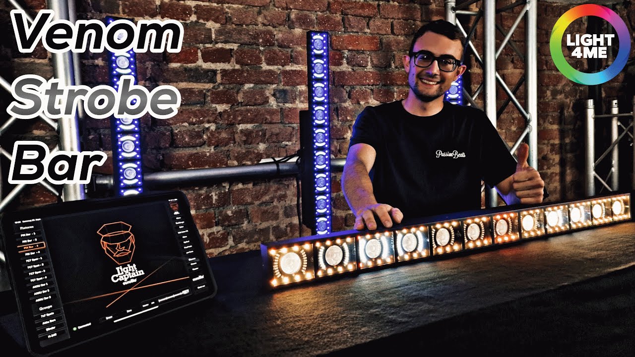 VENOM Strobe Bar Light4Me - Ausführlicher Test + Lichtshow 4K